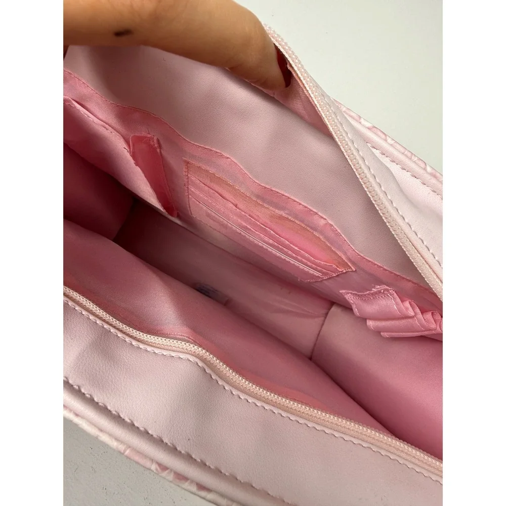 Pink‎ faux Croc Embossed Ladies Laptop Bag 15.4 TLT019US NWT book bag